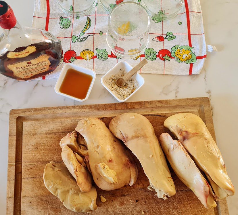 Foie gras de canard frais en conserve, stérilisation, appertisation