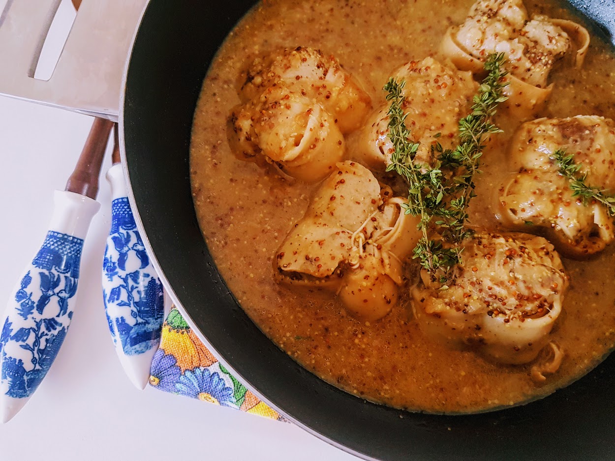 Paupiettes de veau sauce moutarde à l'ancienne - Ça a Leyre bon