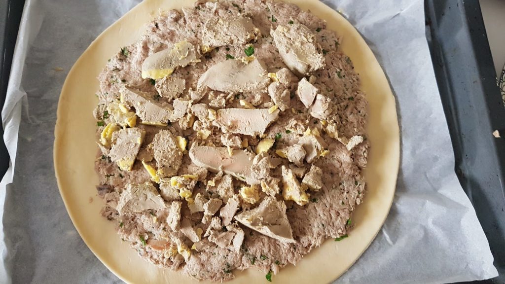 Pâté de Noël, faisan, veau et foie gras Ça a Leyre bon