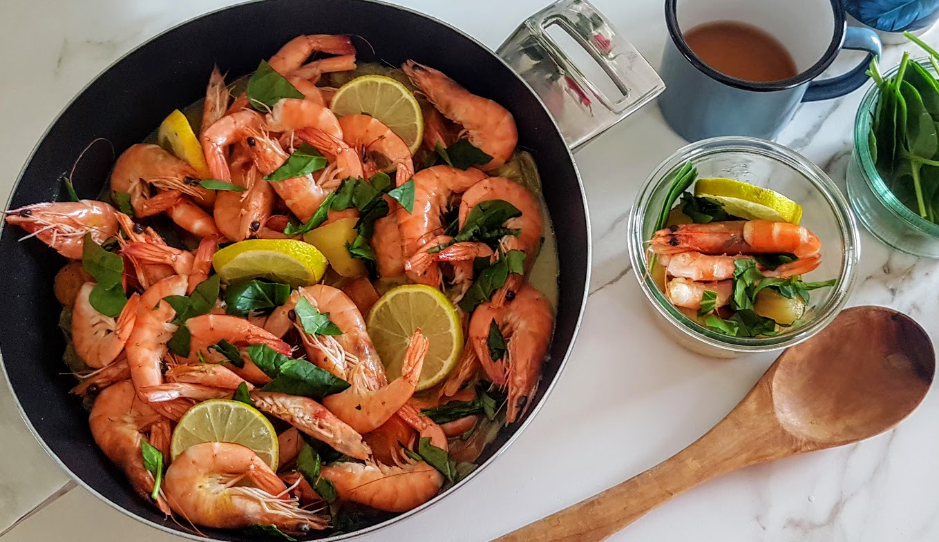 Blanquette de crevettes au lait de coco Ça a Leyre bon