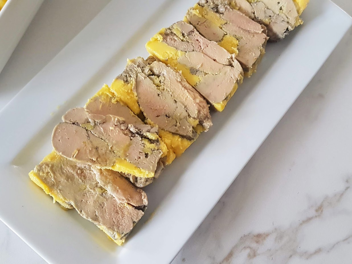 Terrine de foie gras frais des landes d'après Mr GUERARD Ça a Leyre bon
