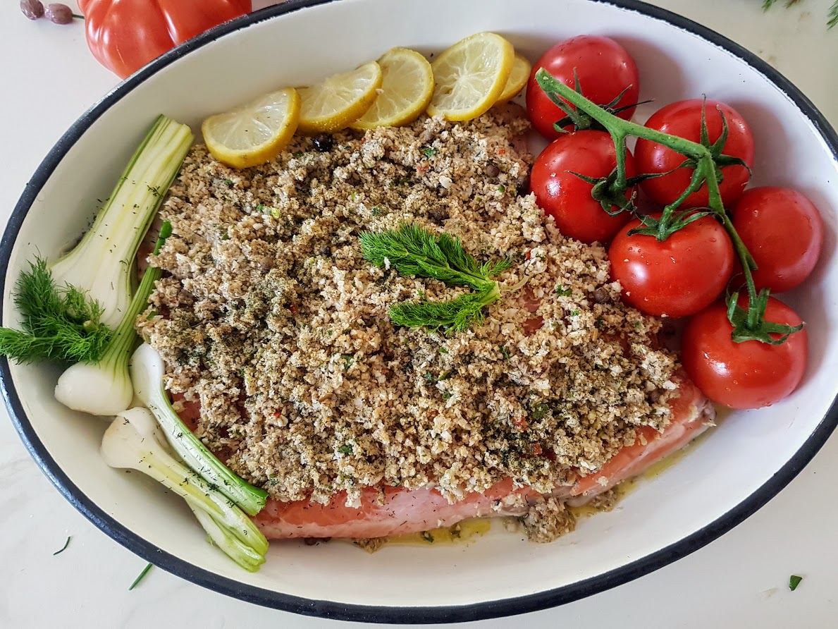 Rôti de saumon en croûte au four - Ça a Leyre bon