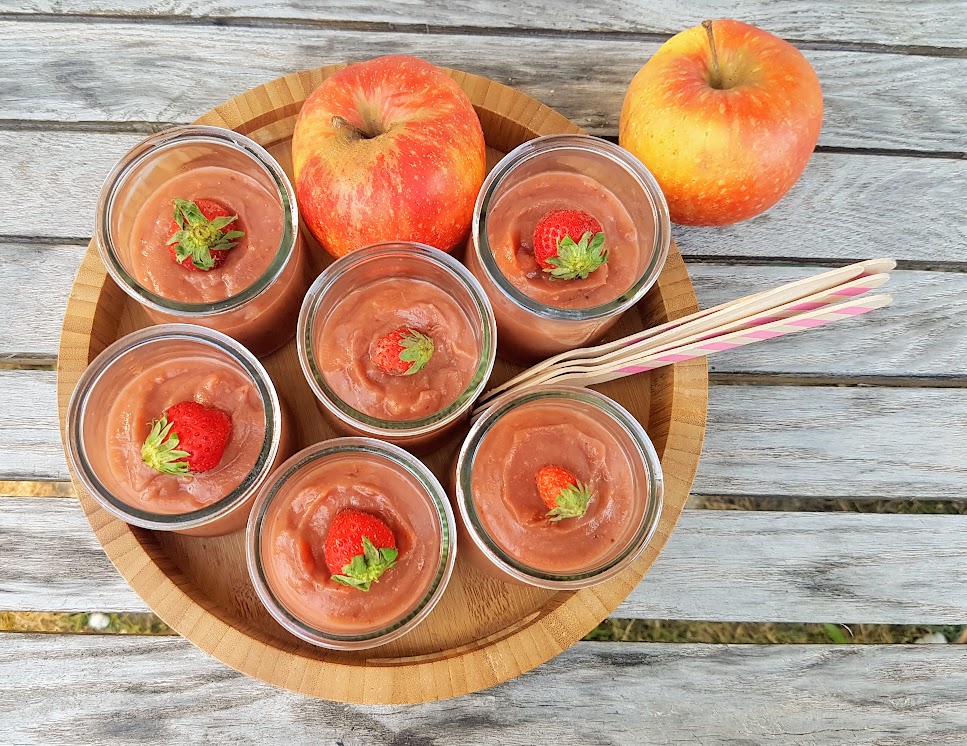 Compote pommes fraises - Ça a Leyre bon