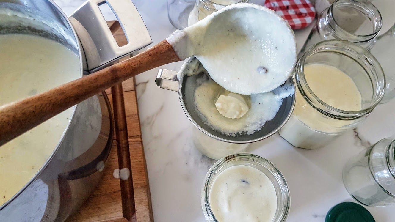 Semoule au lait et aux raisins secs, stérilisation, conserves - Ça a