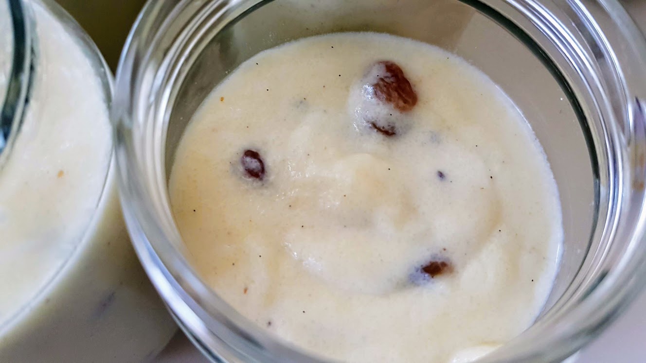 Semoule au lait et aux raisins secs, stérilisation, conserves - Ça a
